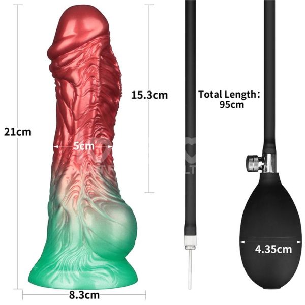 Dildo Inflable Silicona Dual Density 8 - imagen 8