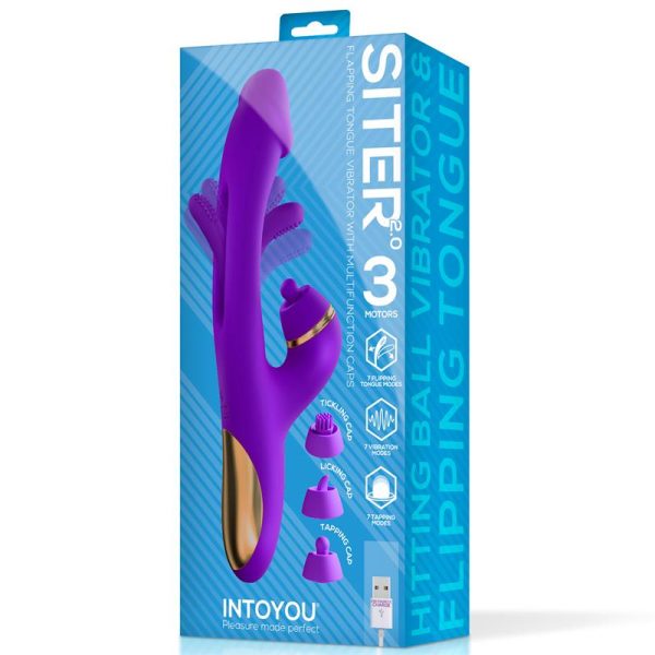 Siter 2.0 Vibrador con Lengua Flapping, Golpeteo y Cabezales Intercambiables - imagen 7