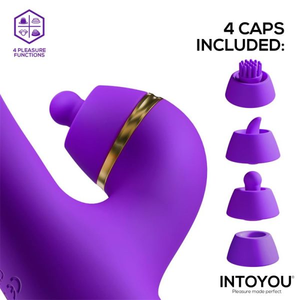 Siter 2.0 Vibrador con Lengua Flapping, Golpeteo y Cabezales Intercambiables - imagen 8