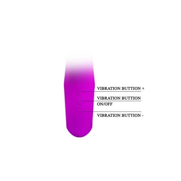 Vibrador Ansel USB Silicona Purpura - imagen 4