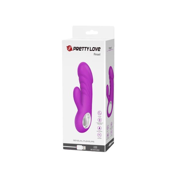 Vibrador Ansel USB Silicona Purpura - imagen 8