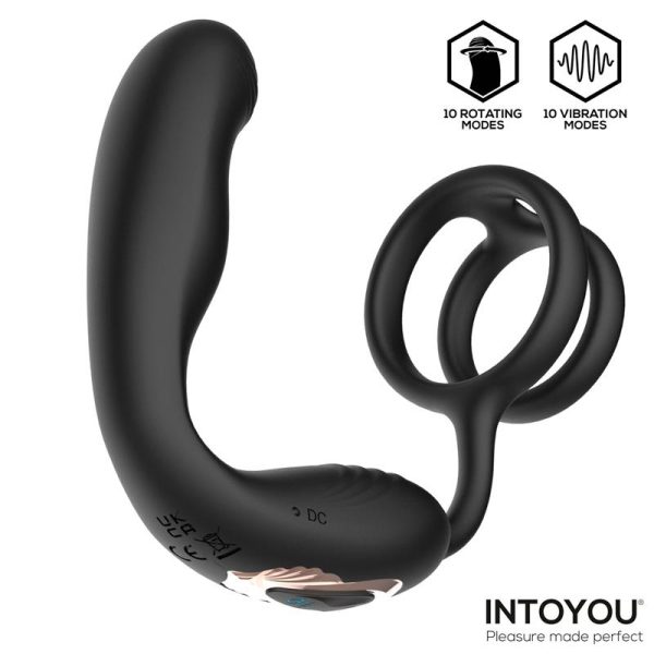 Bruce Masajeador Prostático 360º y Doble Anillo con Vibración - imagen 2