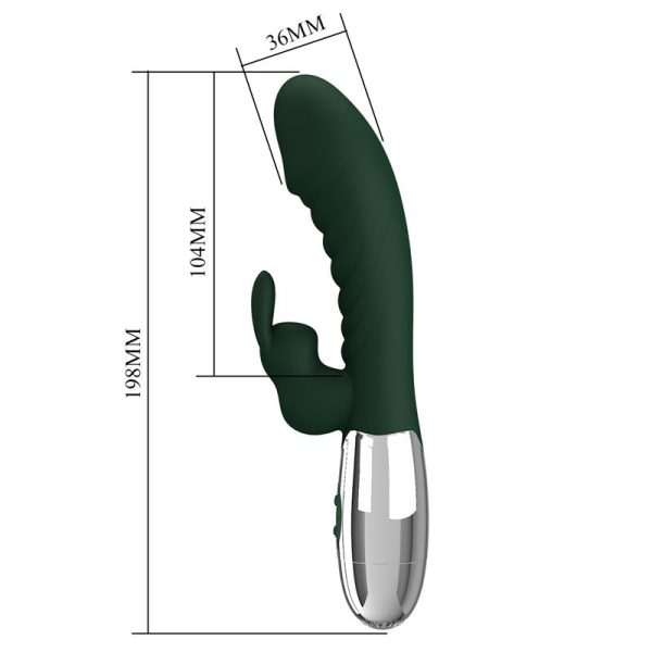 Naughty Bunny Vibrador 30 Funciones Verde - imagen 9