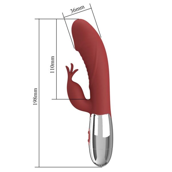 Rasmussen Vibrador 30 Funciones Rojo - imagen 7