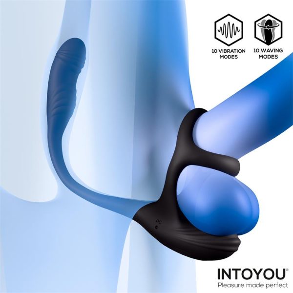 Kamber Plug Anal Vibración y Waving 360º y Estimulador Testículos - imagen 7
