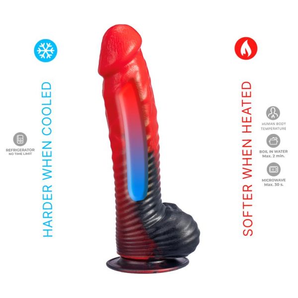 Dildo Silicona Liquida Devil Red 8 - imagen 2
