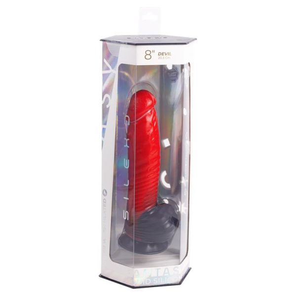Dildo Silicona Liquida Devil Red 8 - imagen 3