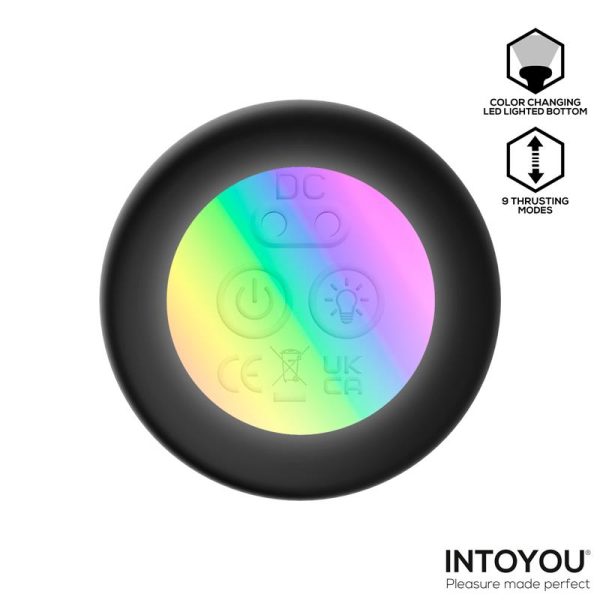 Krax Plug Anal con Vibración, Thrusting y Luz Led con Control Remoto - imagen 3