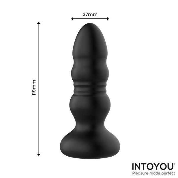 Krax Plug Anal con Vibración, Thrusting y Luz Led con Control Remoto - imagen 5