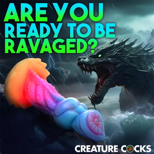 Aqua-Cock Dildo Brilla en la Oscuridad Silicona - imagen 9