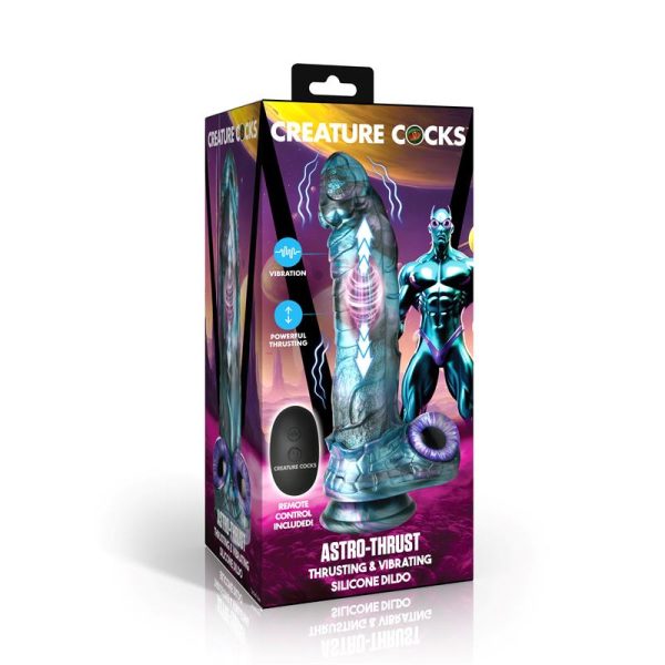 Astro-Thrust Dildo con Vibración y Thrusting - imagen 2