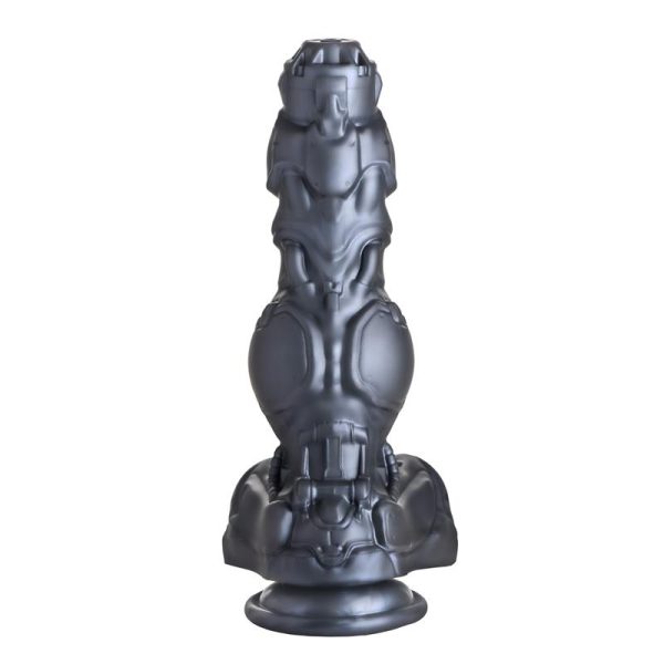 Cyborg Cock Dildo Metal con Thrusting y Vibración - imagen 4