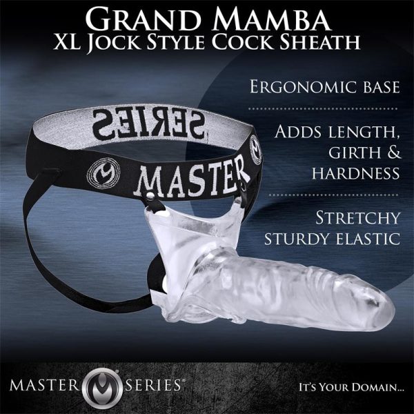 Grand Mamba XL Suspensorio con Dildo Hueco Transparente - imagen 6