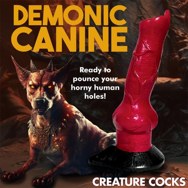 Hell-Hound Dildo Silicona 19 cm - 7.5 - imagen 11
