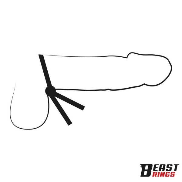 Lasso Anillo para el Pene Silicona Ajustable - imagen 5