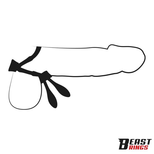 Lasso Anillo para el Pene Silicona Ajustable - imagen 2
