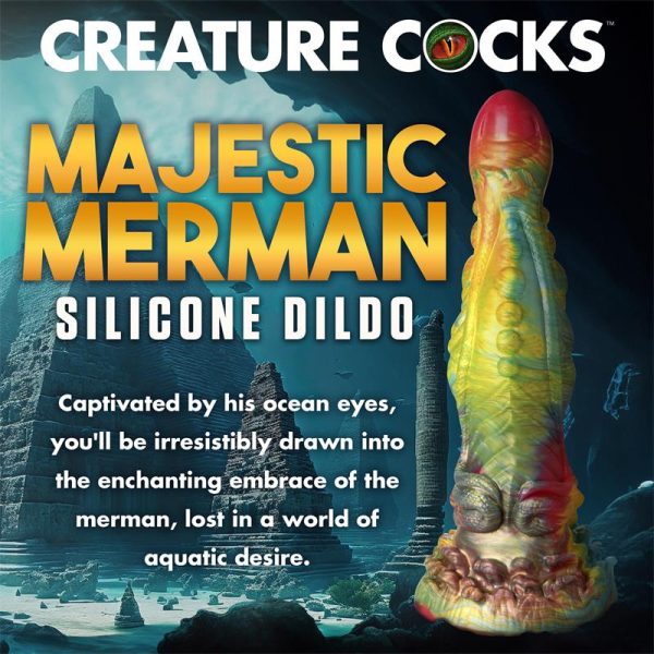 Majestic Merman Dildo Silicona - imagen 3