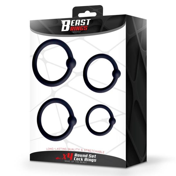 Set de 4 Anillos para el Pene Silicona - imagen 5