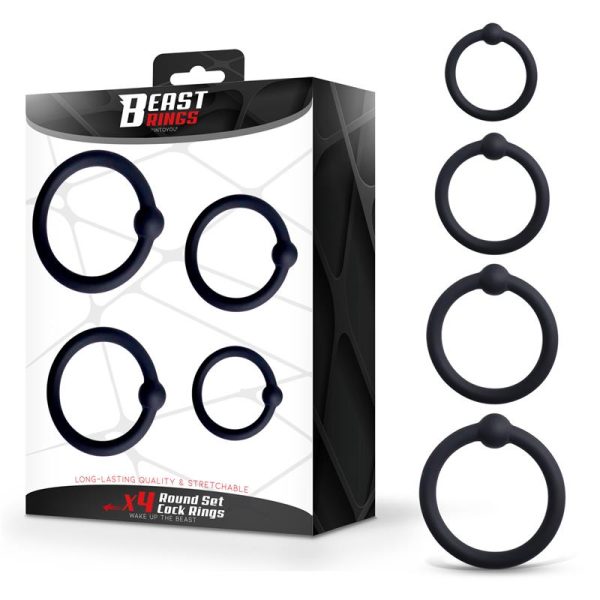 Set de 4 Anillos para el Pene Silicona