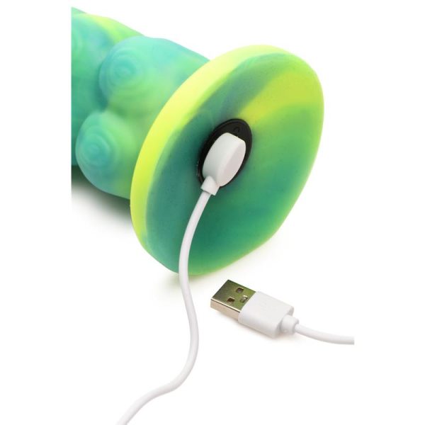 Squirmer Dildo con Thrusting y Vibración Control Remoto Silicona - imagen 11