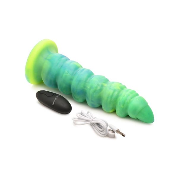 Squirmer Dildo con Thrusting y Vibración Control Remoto Silicona - imagen 13