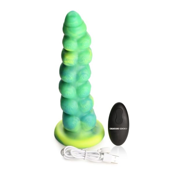 Squirmer Dildo con Thrusting y Vibración Control Remoto Silicona - imagen 10