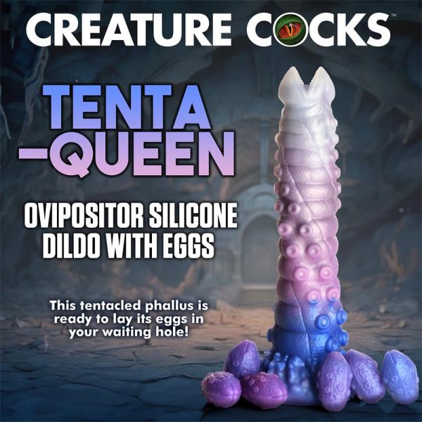 Tenta-Queen Dildo Ovipositor con 6 Huevos - imagen 4