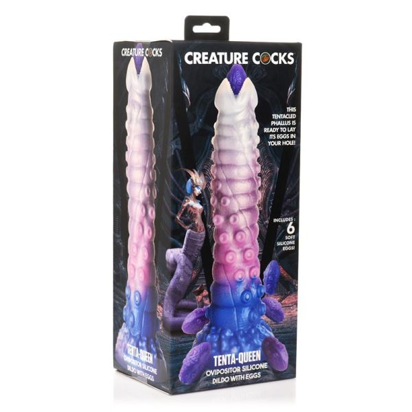 Tenta-Queen Dildo Ovipositor con 6 Huevos - imagen 5