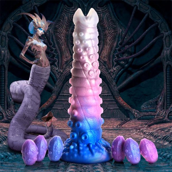 Tenta-Queen Dildo Ovipositor con 6 Huevos - imagen 7