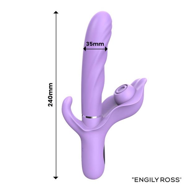 Apollo Vibrador con Thrusting, Tapping y Succión - imagen 10