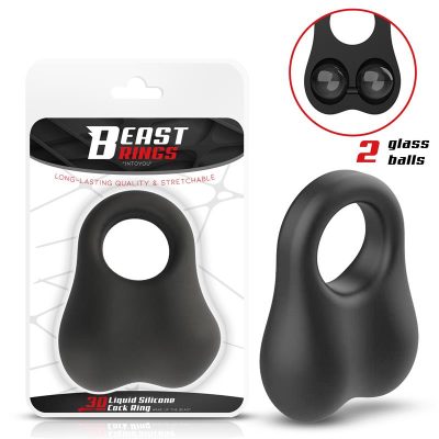 Anillo con Bolas Internas Silicona Liquida 30 mm