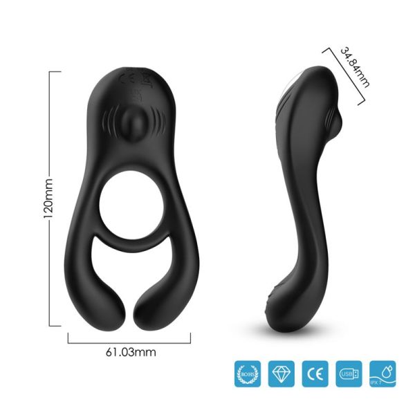 Anillo Vibrador para Pene y Testículos - imagen 3