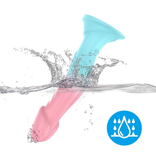 Dildo Bicolor con Vibración - imagen 6