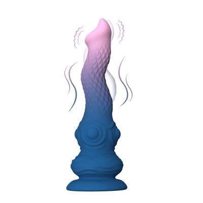 Dildo Fantasía con Vibración, Oscilación y Ventosa