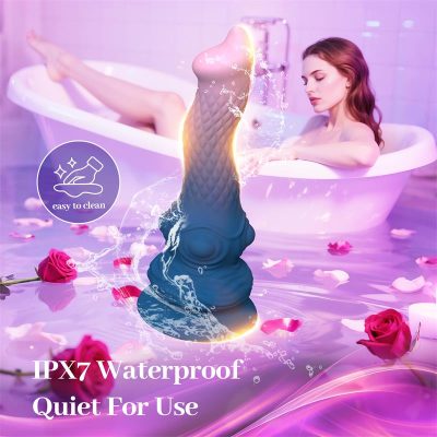 Dildo Fantasía con Vibración, Oscilación y Ventosa