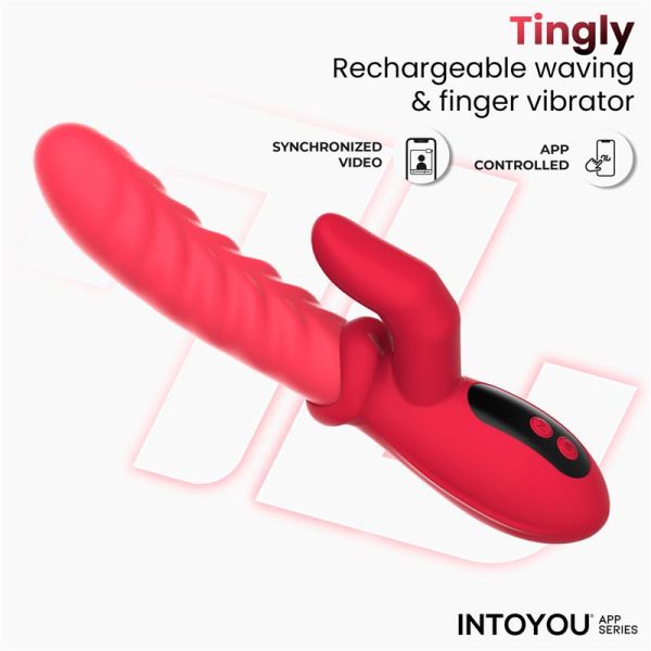 Tingly Vibrador con Finger y Movimiento Waving con APP - imagen 13