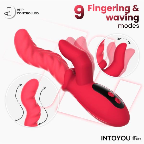 Tingly Vibrador con Finger y Movimiento Waving con APP - imagen 5