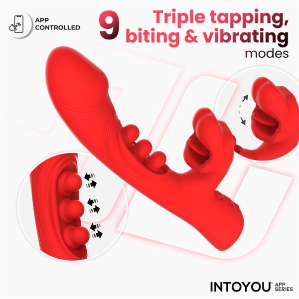 Trixy Vibrador con Tapping y Biting con App - imagen 3