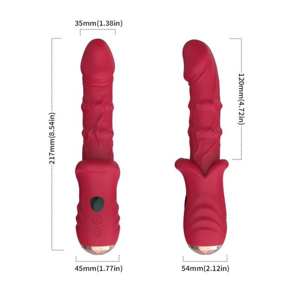 Vibrador con Calor y Movimiento Vertical con Pantalla Digital - imagen 6