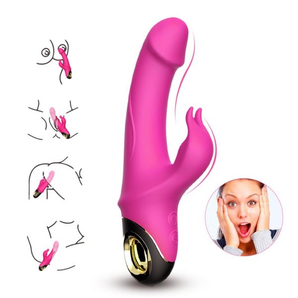 Vibrador con Rotación 360º Rosa - imagen 3