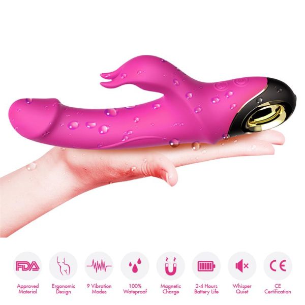 Vibrador con Rotación 360º Rosa - imagen 8