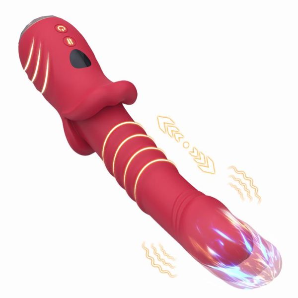 Vibrador con Thrusting Punto G y Pantalla Digital - imagen 3