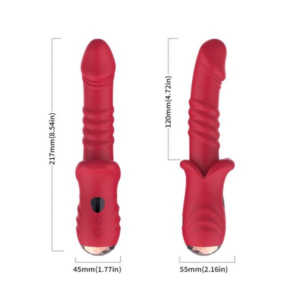 Vibrador con Thrusting Punto G y Pantalla Digital - imagen 9