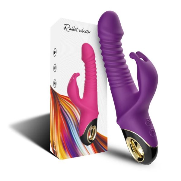 Vibrador con Thrusting y Oscilación 360º Purpura - imagen 9