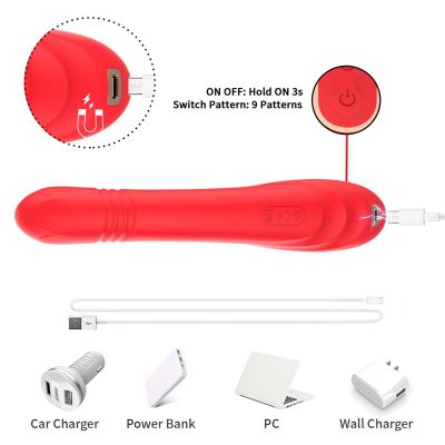 Vibrador Tickler con Thrusting