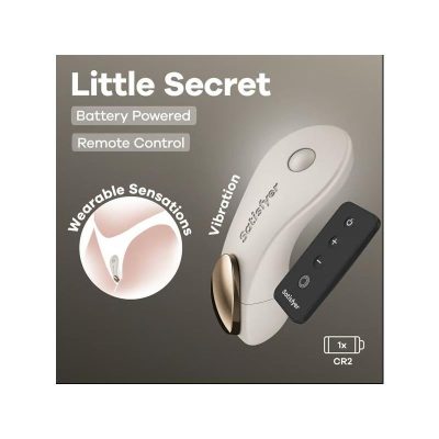 Sexcalofrios 22 Little Secret Estimulador de Braguita Battery Series Warm Grey