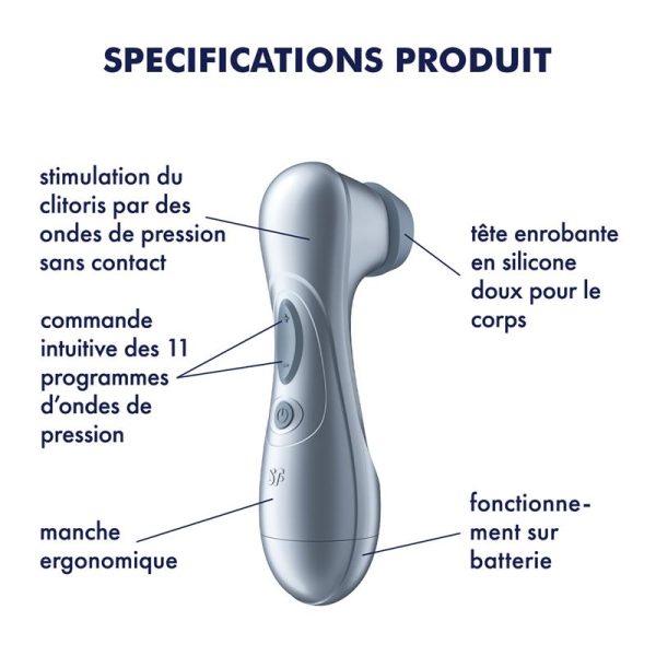 Pro 2 Gen 2 Succionador de Clítoris Battery Series Ice Blue - imagen 6