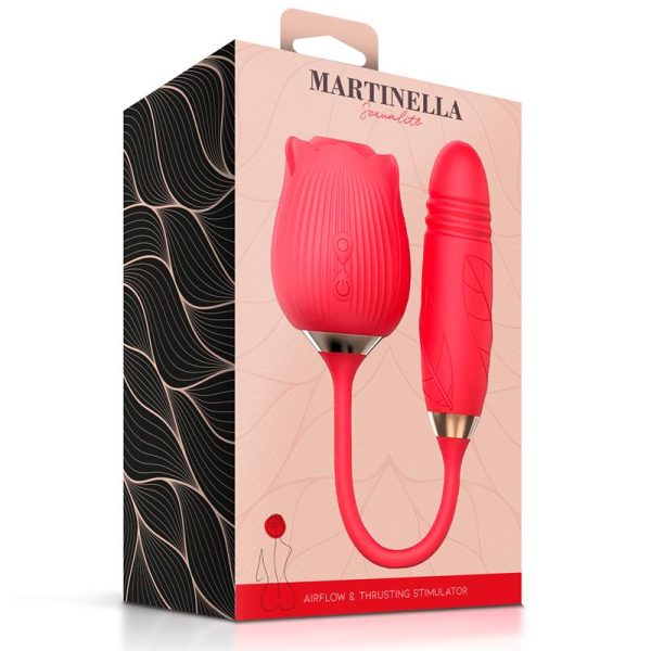 Rosa con Succión con huevo con Thrusting USB - imagen 6