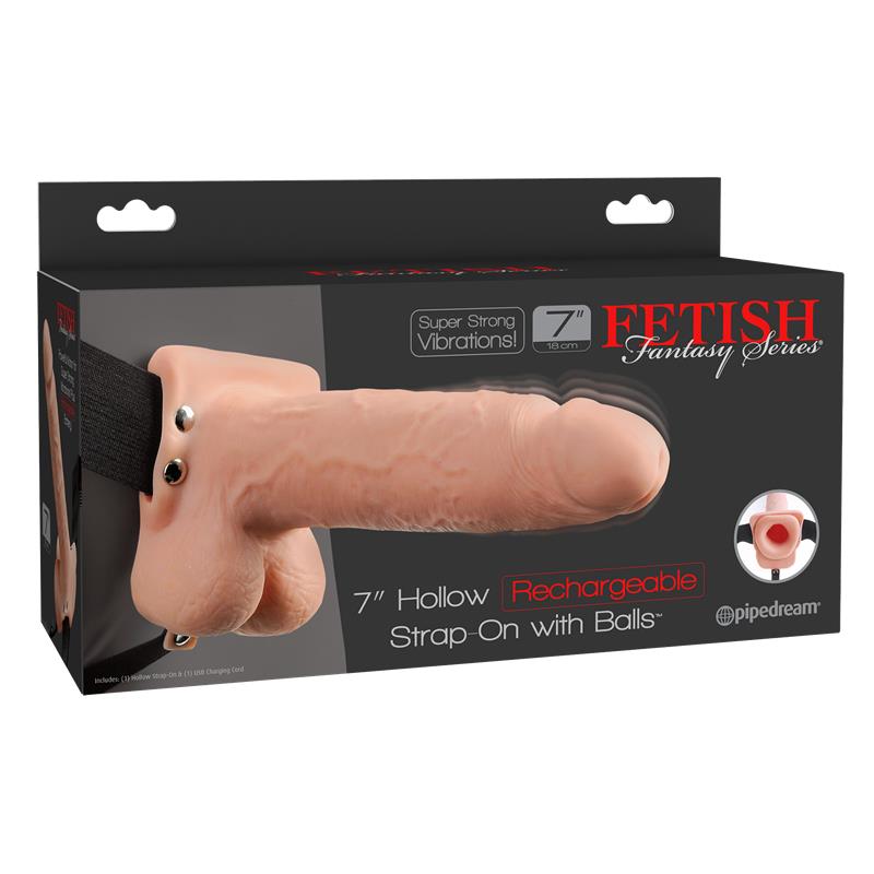 Sexcalofrios 18 Arnes Dildo Hueco con Vibración 7