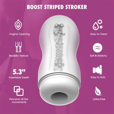 Boost Striped Masturbador Vagina